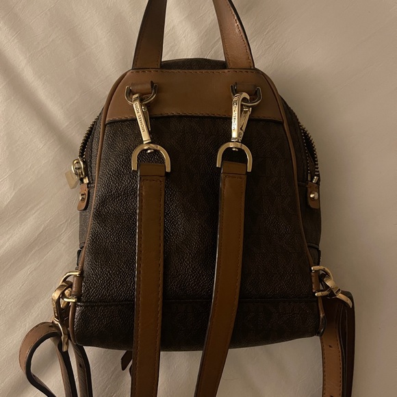 Michael Kors Rhea Mini Logo Backpack - Picture 9 of 9